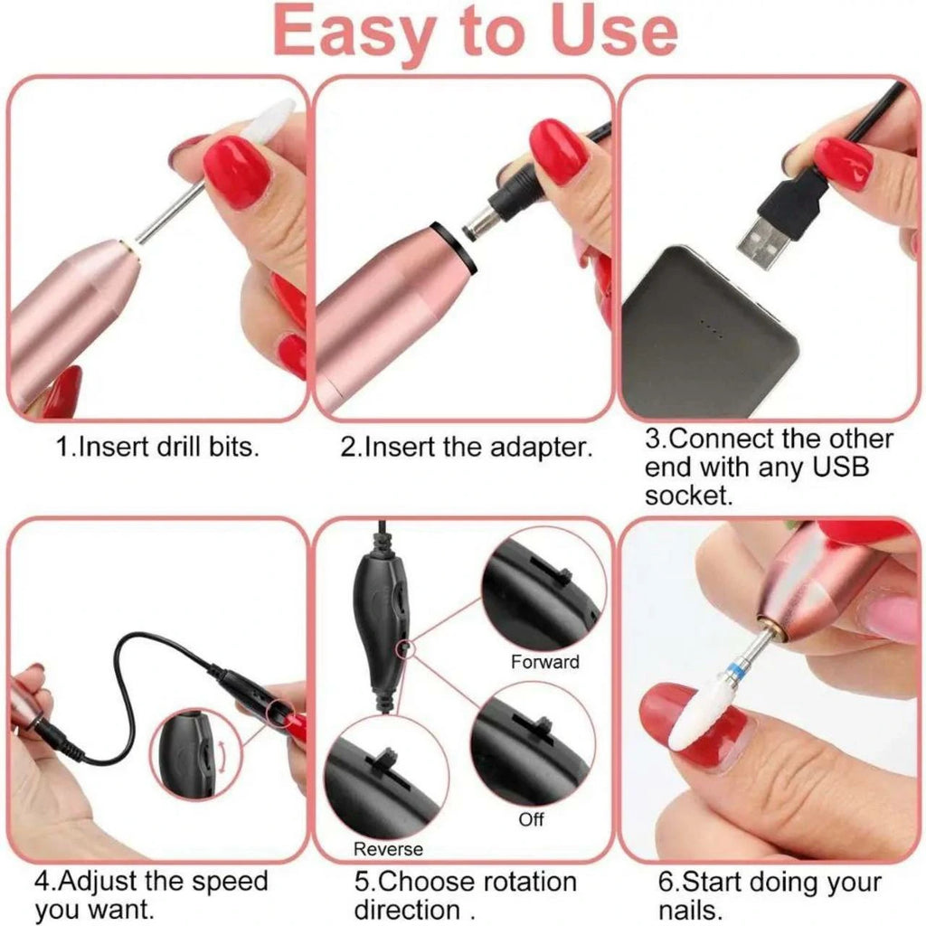 Portable Nail Drill Machine 5000-20000 RPM