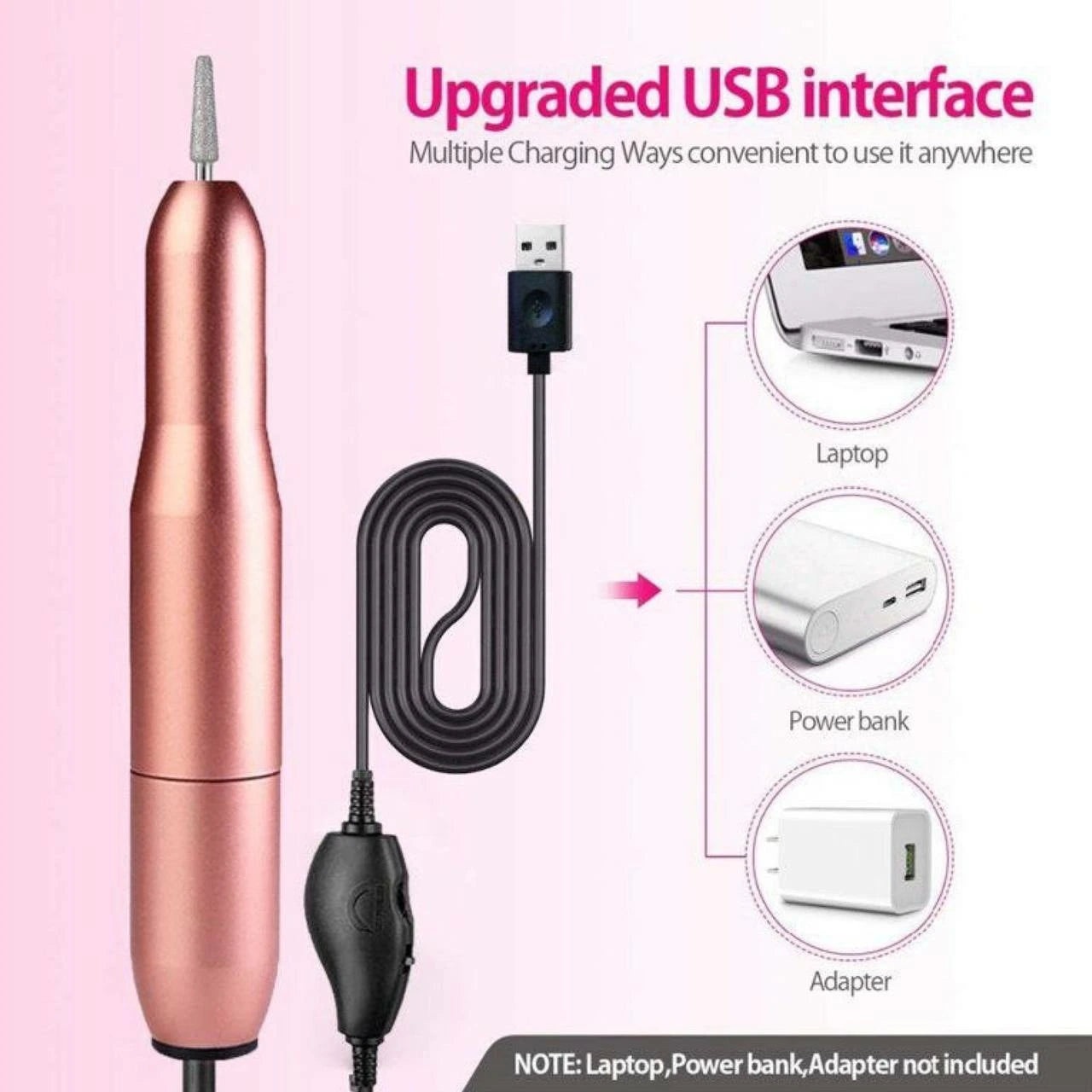Portable Nail Drill Machine 5000-20000 RPM
