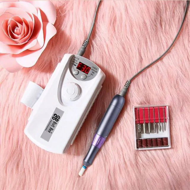 Portable Nail Drill (30000 RPM) (Random Color)
