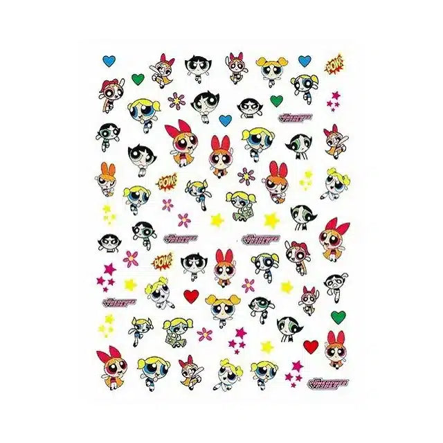 Power Puff Girls Nail Stickers (DD-646)