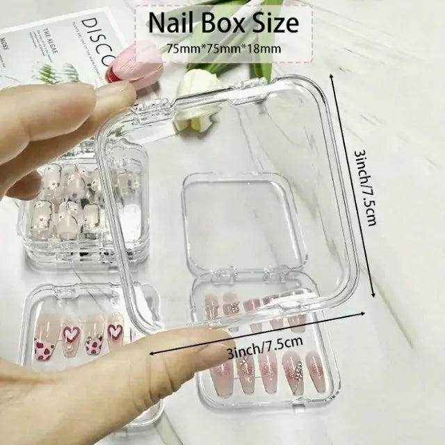 Premium Press On Nails Storage Box