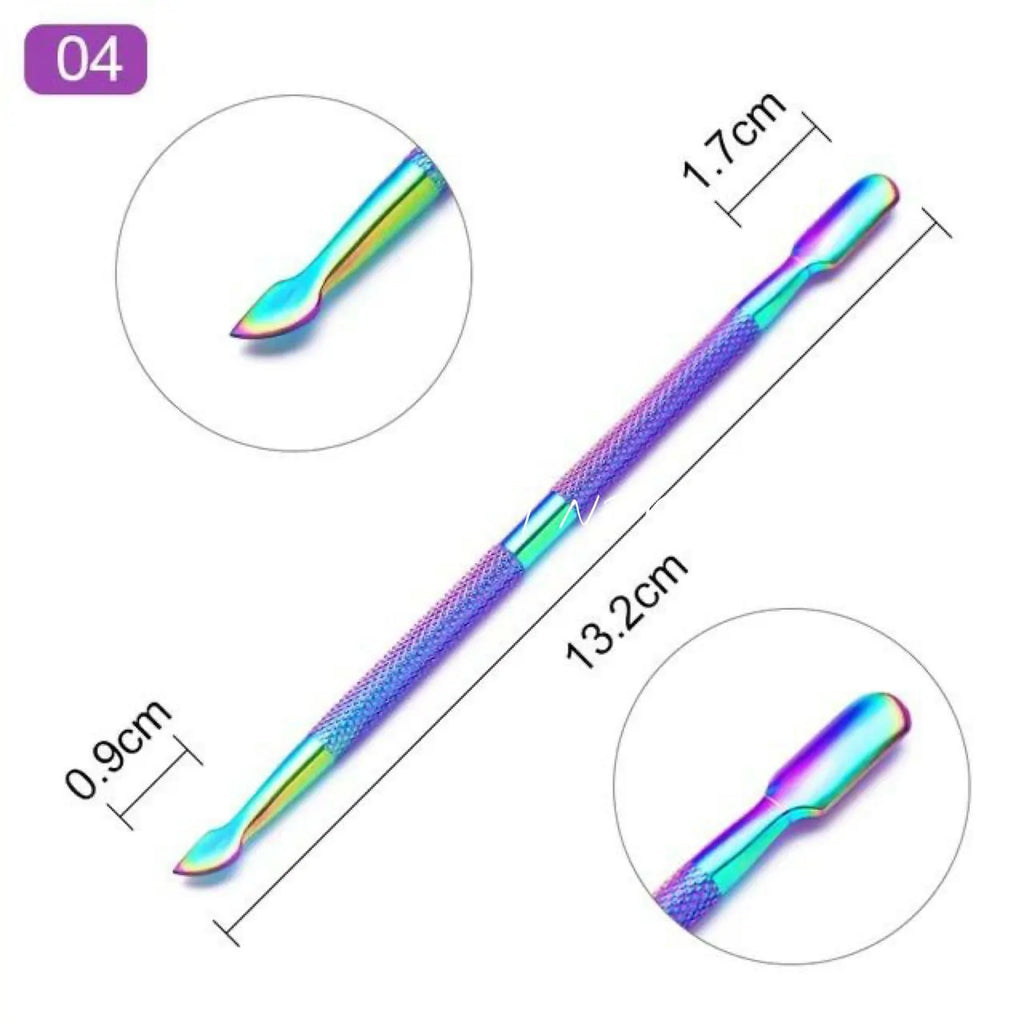 Premium Quality Rainbow Cuticle Pusher