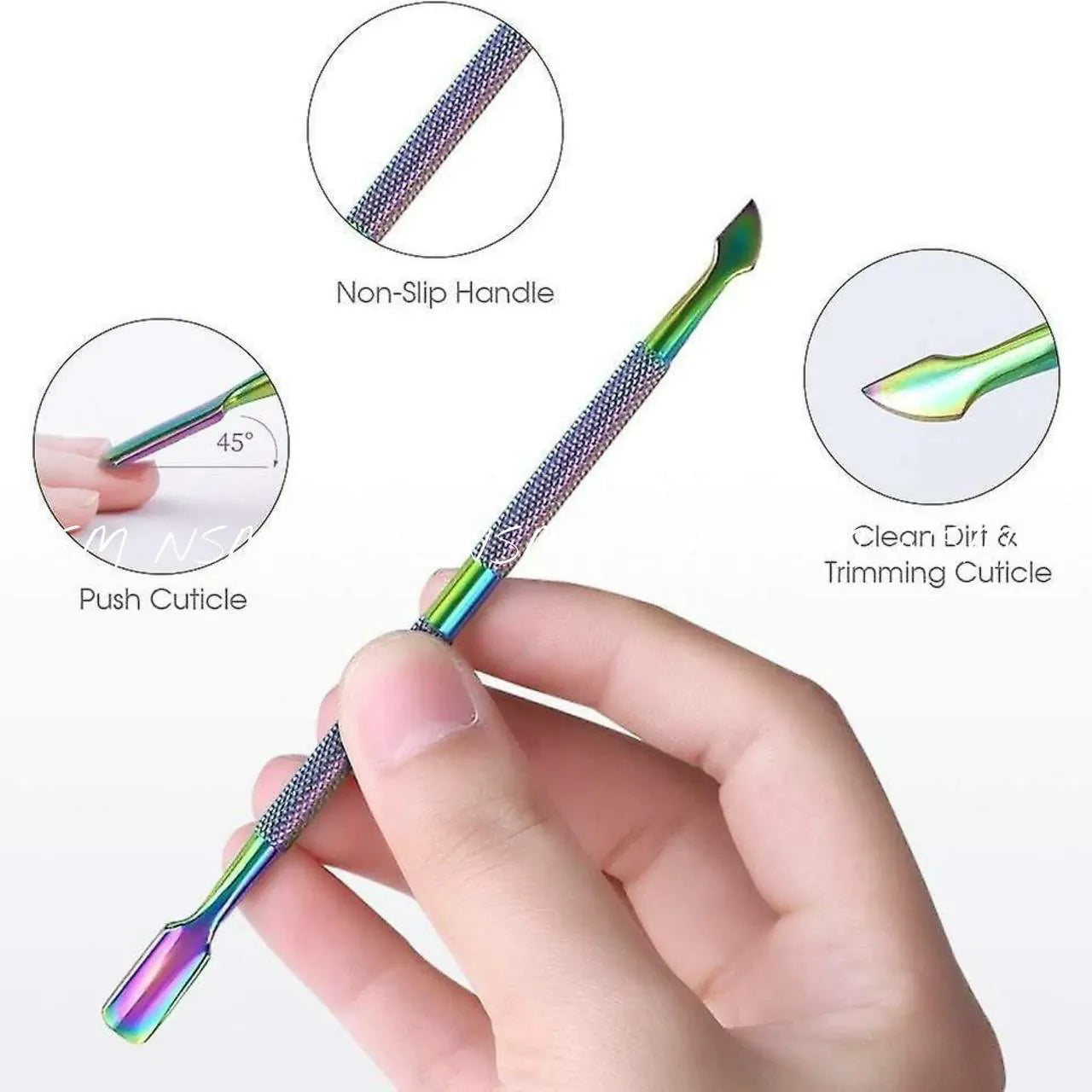 Premium Quality Rainbow Cuticle Pusher