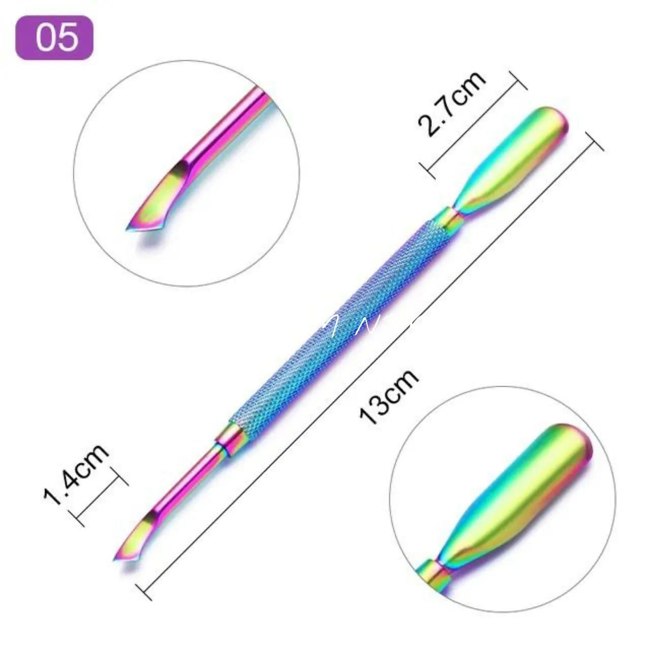 Premium Quality Rainbow Cuticle Pusher