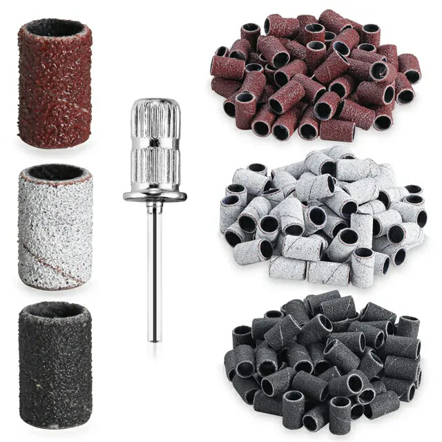 Professional Nail Drill Sanding Bands (80# 120# 180# Grit)