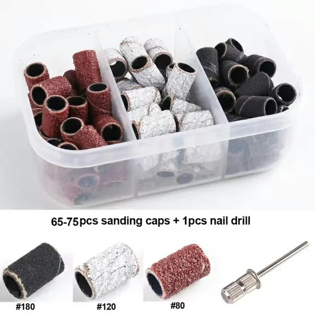 Professional Nail Drill Sanding Bands (80# 120# 180# Grit)