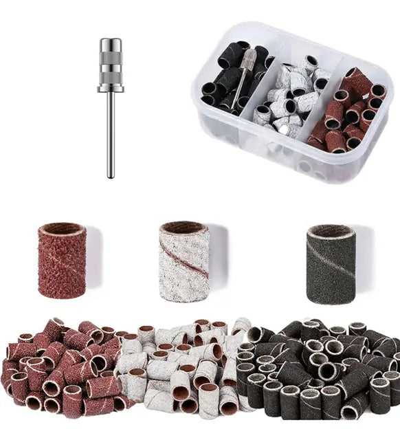 Professional Nail Drill Sanding Bands (80# 120# 180# Grit)