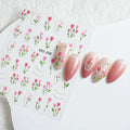 Pure Wind Tulip 3D Nail Stickers (MO-208)