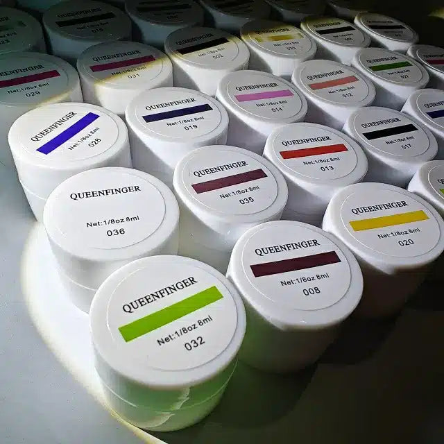 Queenfinger Gel Pots (8ml) (Set Of 36)
