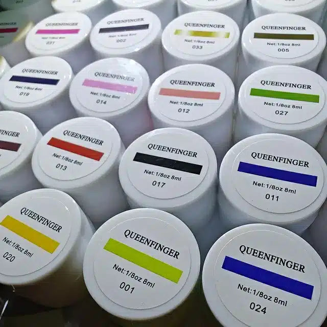 Queenfinger Gel Pots (8ml) (Set Of 36)