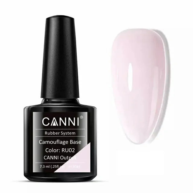 Canni Camouflage Rubber Base Coat Nail Gel (7.3ml)