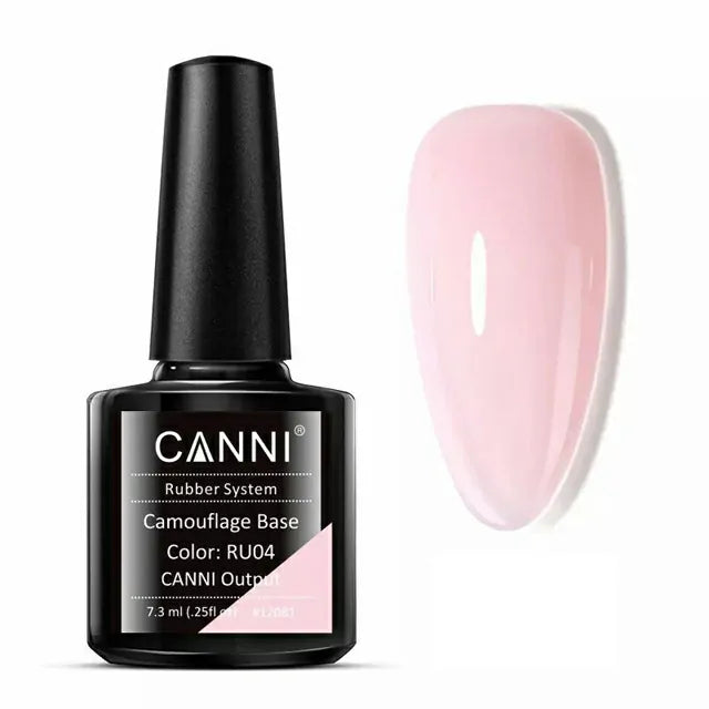 Canni Camouflage Rubber Base Coat Nail Gel (7.3ml)