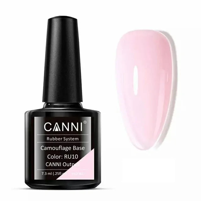 Canni Camouflage Rubber Base Coat Nail Gel (7.3ml)