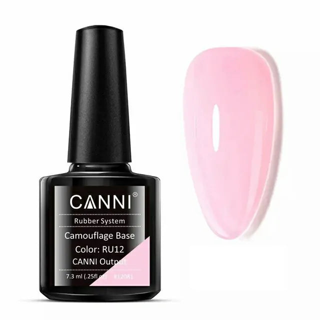 Canni Camouflage Rubber Base Coat Nail Gel (7.3ml)