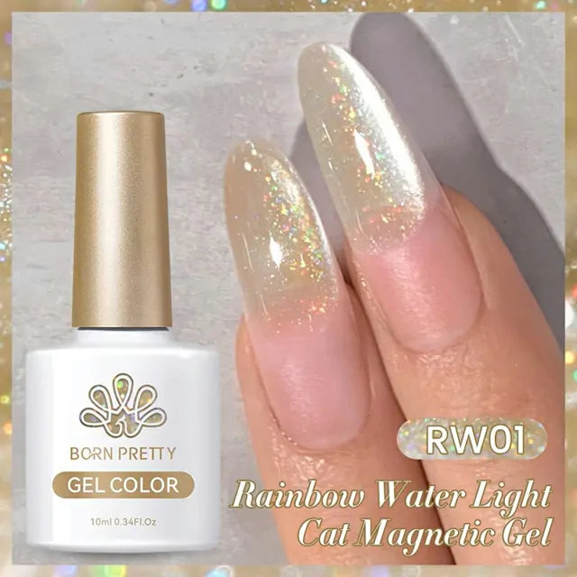 Born Pretty Rainbow Water Light Cat Magnetic Gel Polish RW06 (10ml)