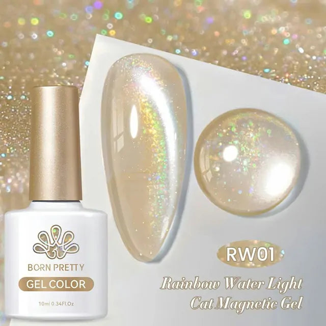 Born Pretty Rainbow Water Light Cat Magnetic Gel Polish RW01 (10ml)