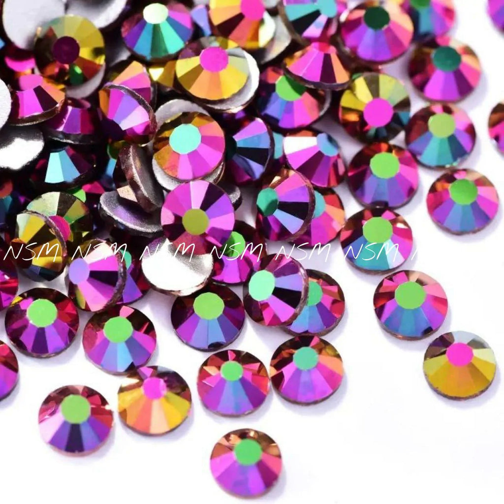 Rainbow AB Rhinestones Sheet