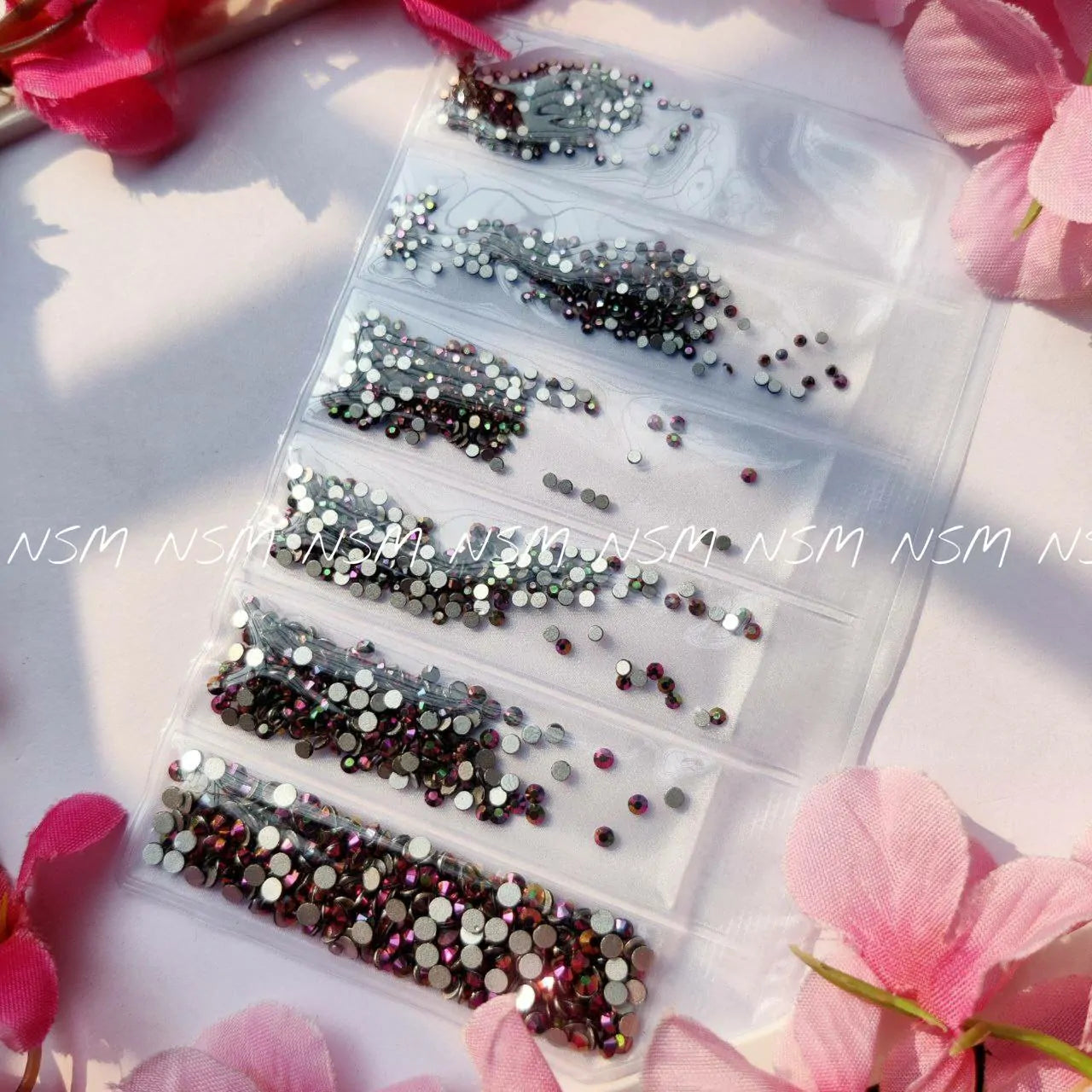 Rainbow AB Rhinestones Sheet