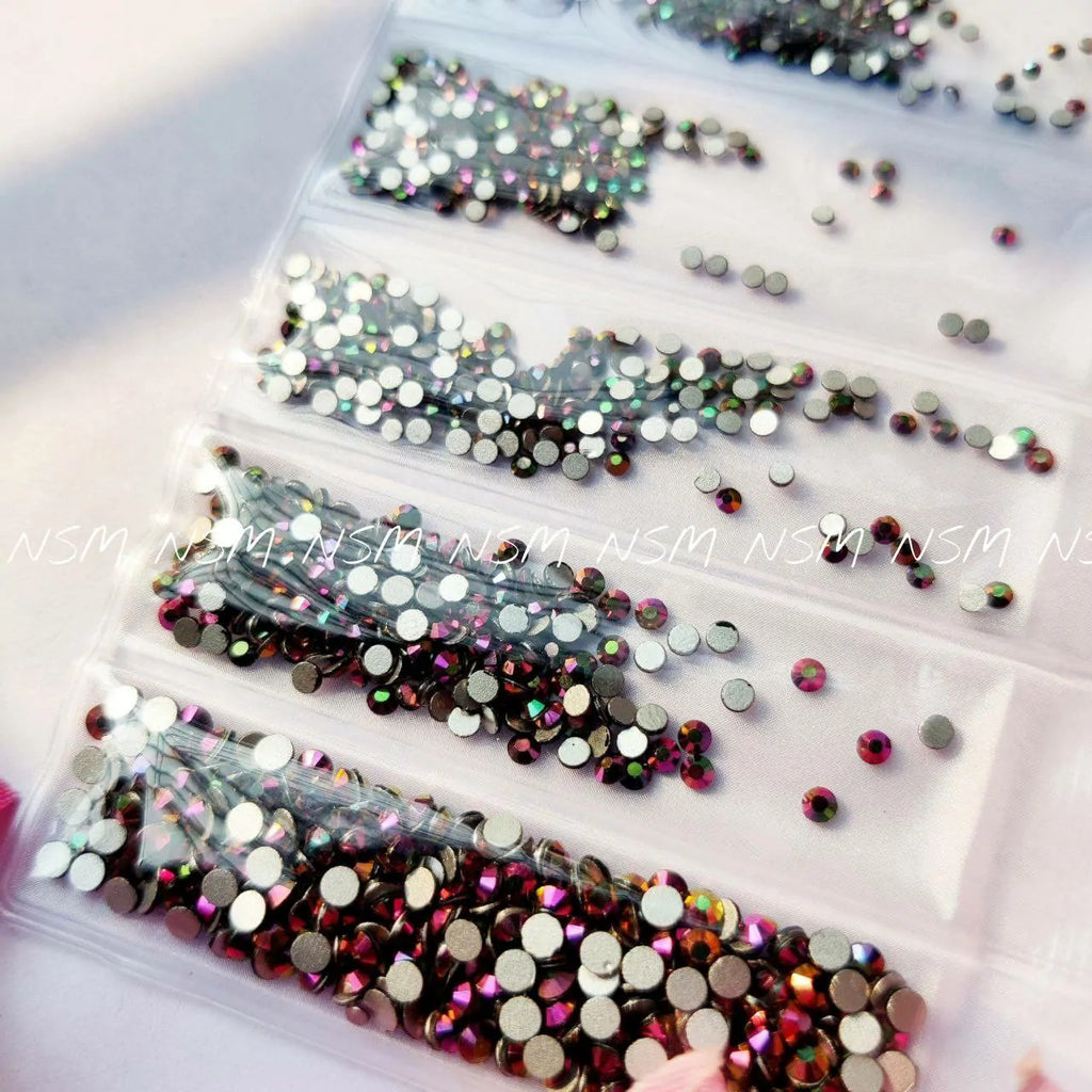 Rainbow AB Rhinestones Sheet