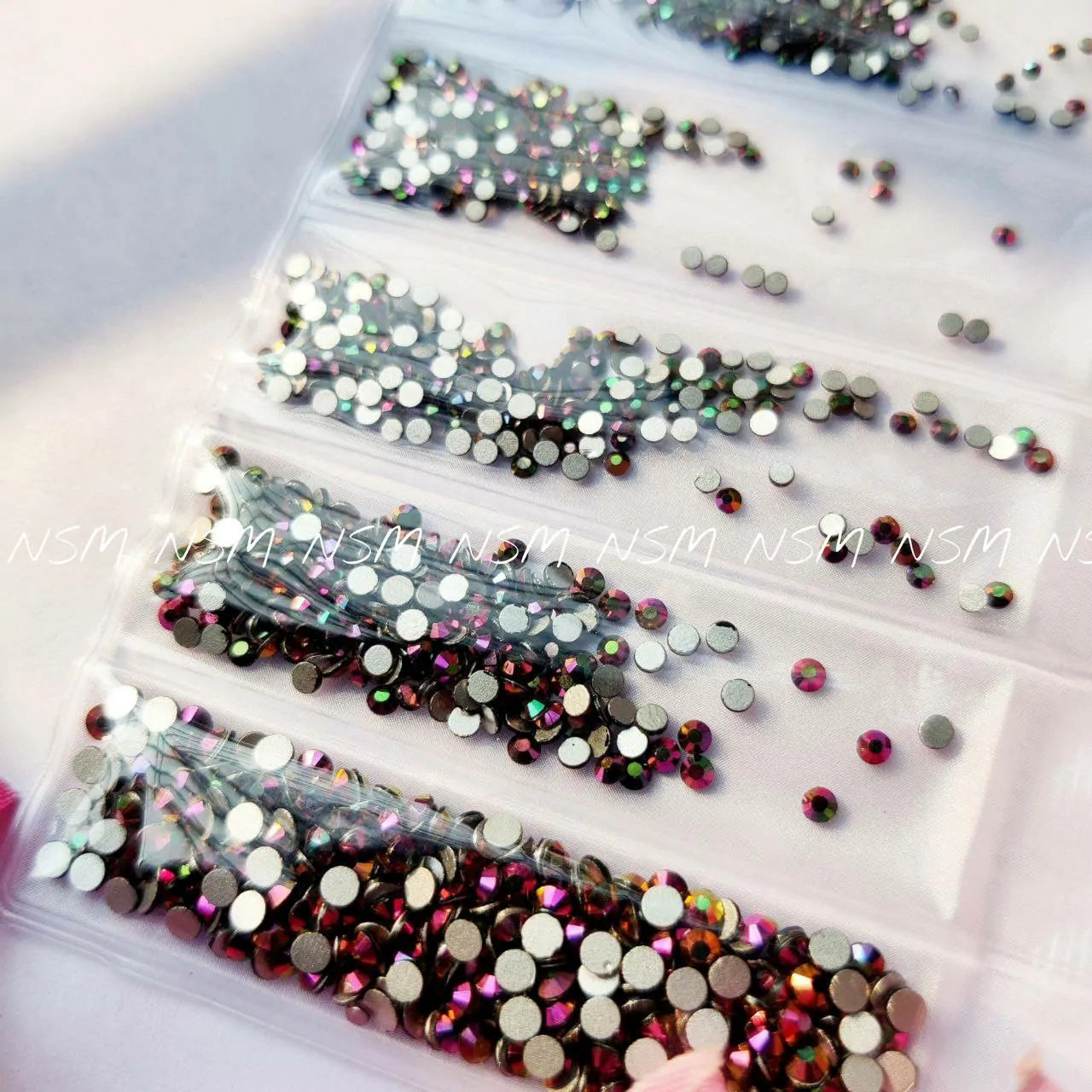 Rainbow AB Rhinestones Sheet