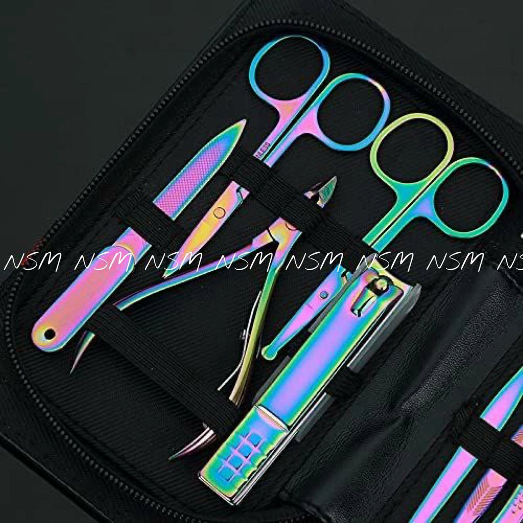 Multi Functional Manicure Kit (Set of 16 Nail Tools With Pouch)