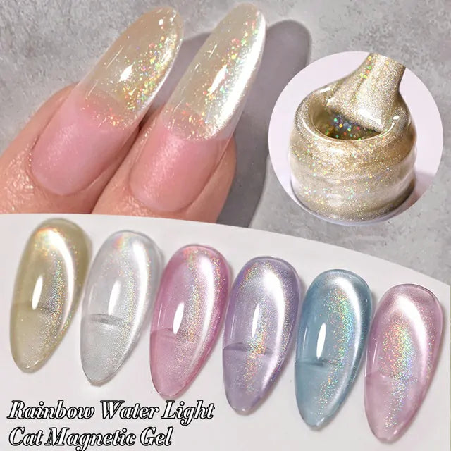 Born Pretty Rainbow Water Light Cat Magnetic Gel Polish RW06 (10ml)