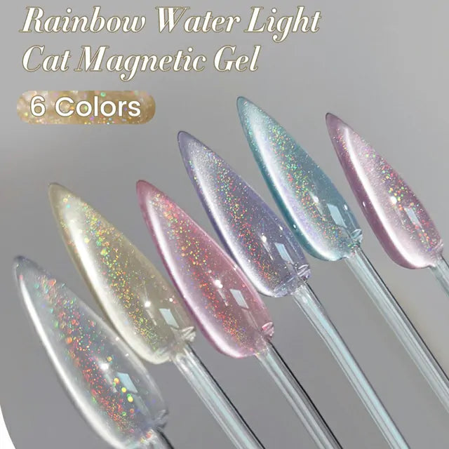Born Pretty Rainbow Water Light Cat Magnetic Gel Polish RW06 (10ml)