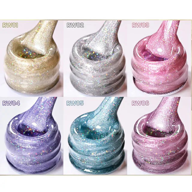 Born Pretty Rainbow Water Light Cat Magnetic Gel Polish RW06 (10ml)