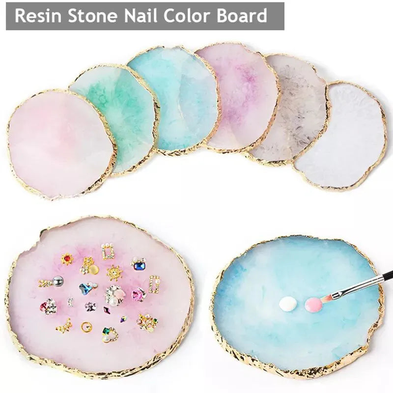 Resin Nail Art Mixing Palette (Round / Square)