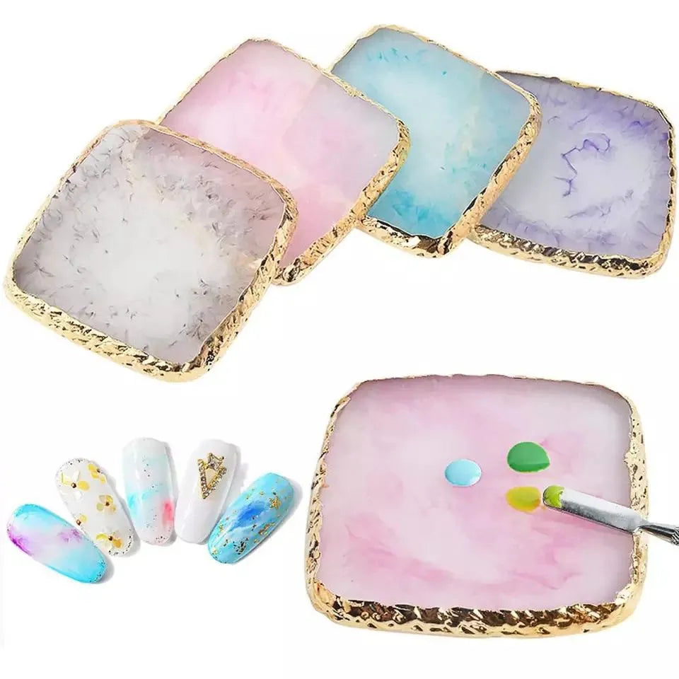 Resin Nail Art Mixing Palette (Round / Square)