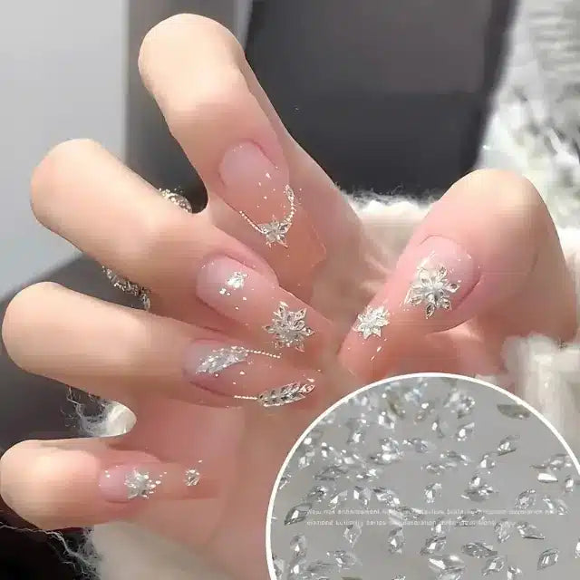 Rhombus Shaped Nail Art Rhinestone
