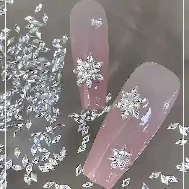 Rhombus Shaped Nail Art Rhinestone