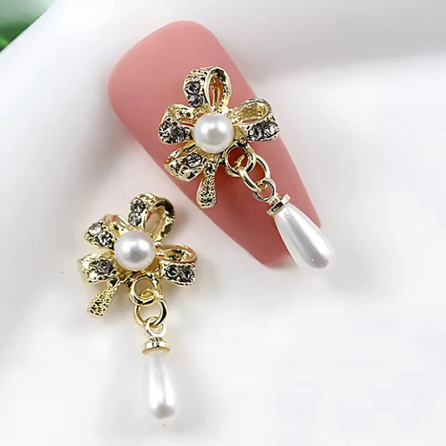 Ribbon Bow Nail Charms (Pack of 2pc)