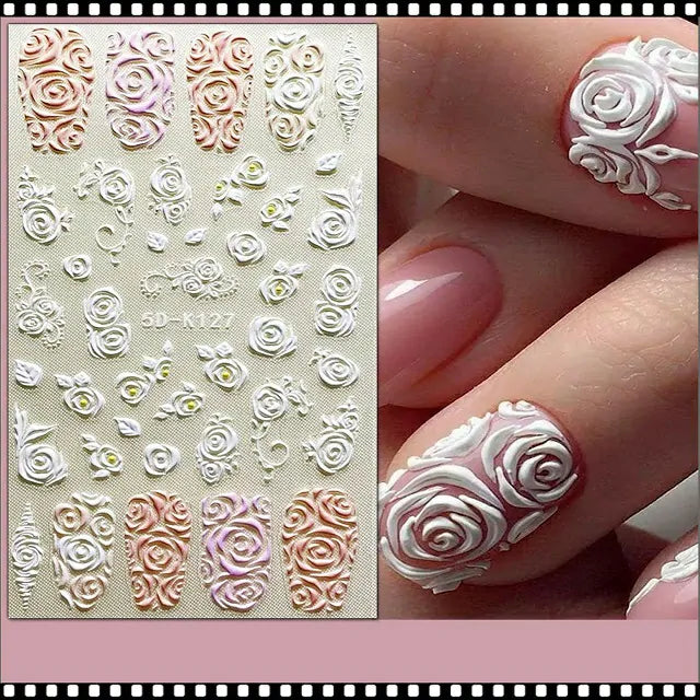 Rose 5D Sticker Sheet (5D-K127)