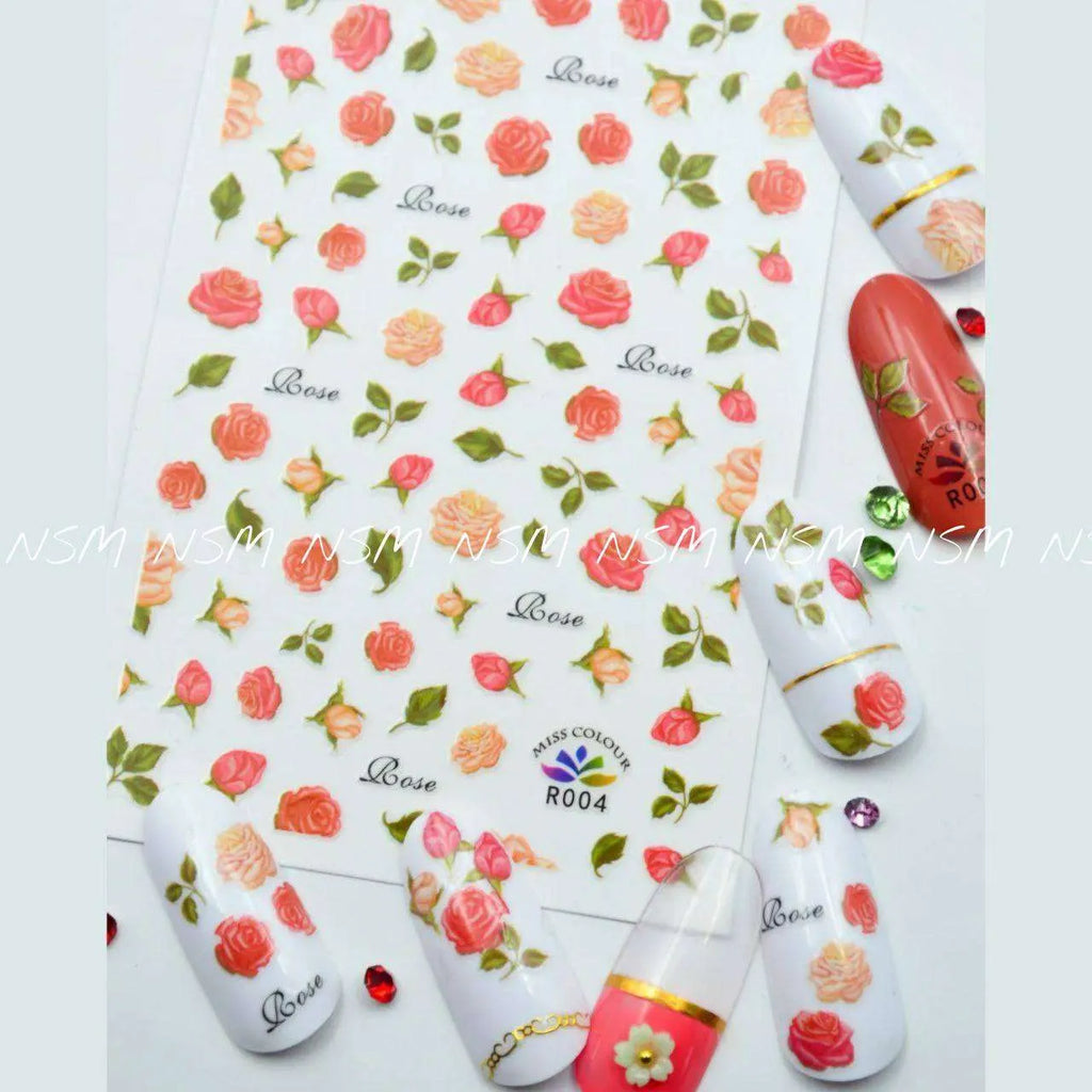 Rose Sticker Sheet (R004)