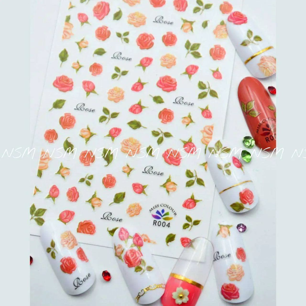Rose Sticker Sheet (R004)