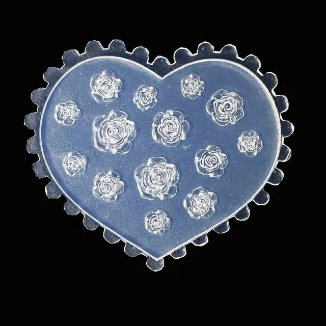 Rose Flower Silicone Nail Art Mold
