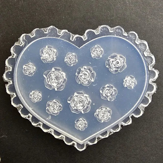 Rose Flower Silicone Nail Art Mold