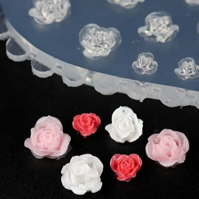 Rose Flower Silicone Nail Art Mold