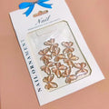 Rose Gold Butterfly Nail Charms