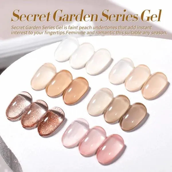 Born Pretty Secret Garden Series Gel Polish (Set Of 6 Colors 10ml)