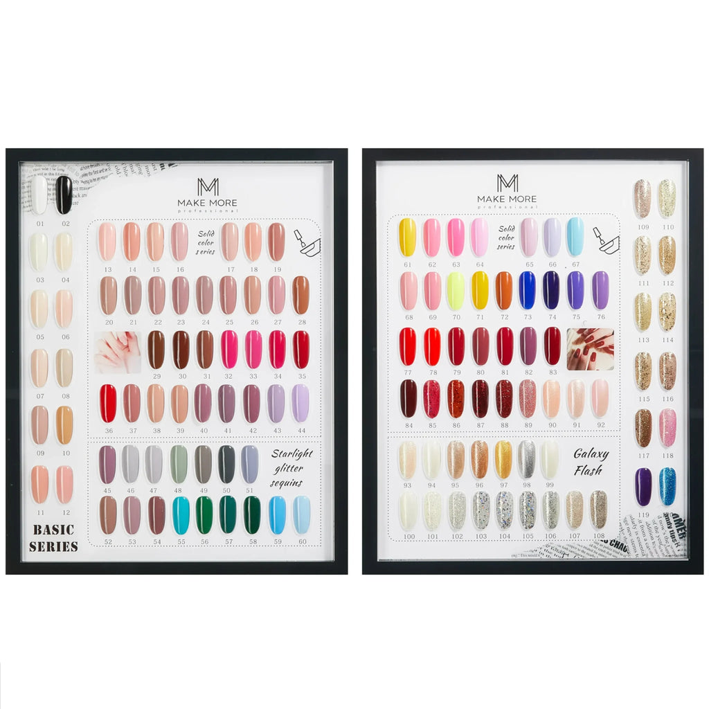Make More White Gel Nail Polish (15ml) (001)