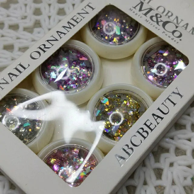 Shattered Glass Glitter Mylars (Set Of 6)