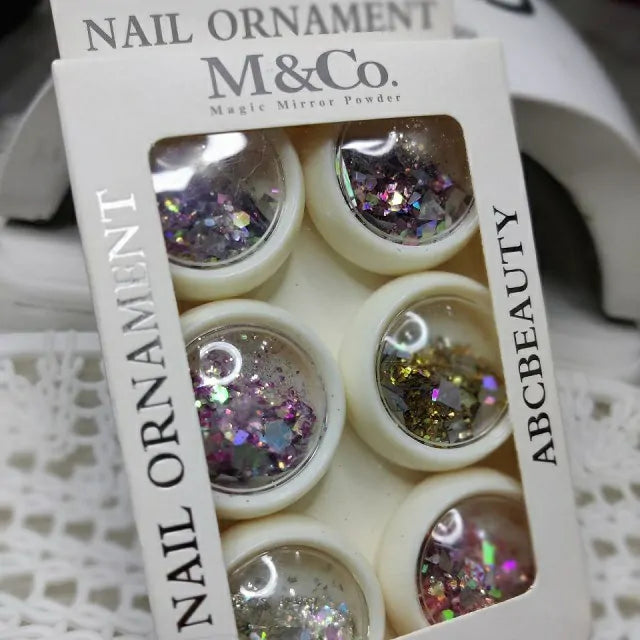 Shattered Glass Glitter Mylars (Set Of 6)