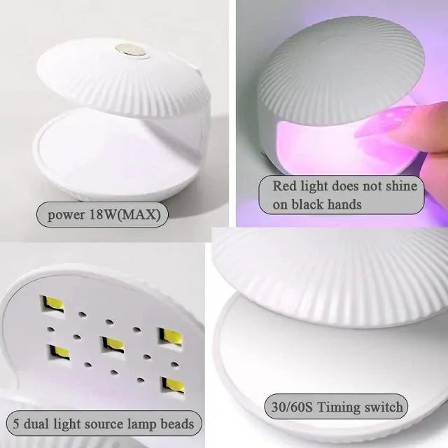 Shell Shaped Mini UV Lamp (18W)