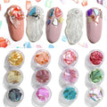 Shell Flakes Nail Art Mylars (Set Of 12)