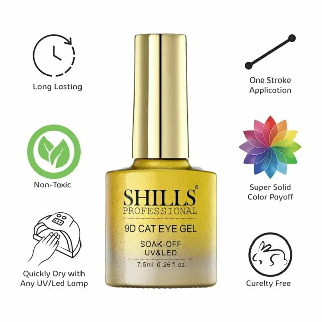 Shills Professional 9D Cat Eye Gel Polish (7.5ml) (9D310)