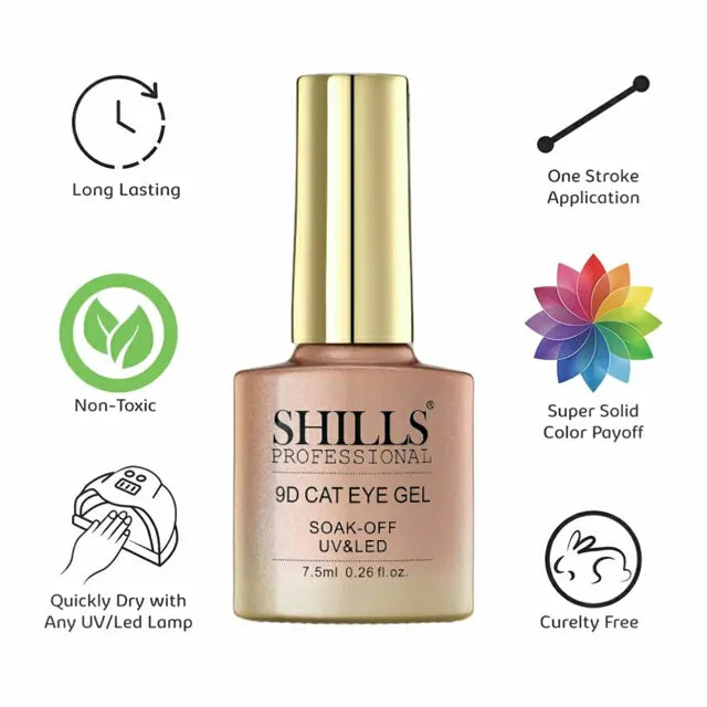 Shills Professional 9D Cat Eye Gel Polish (7.5ml) (9D313)