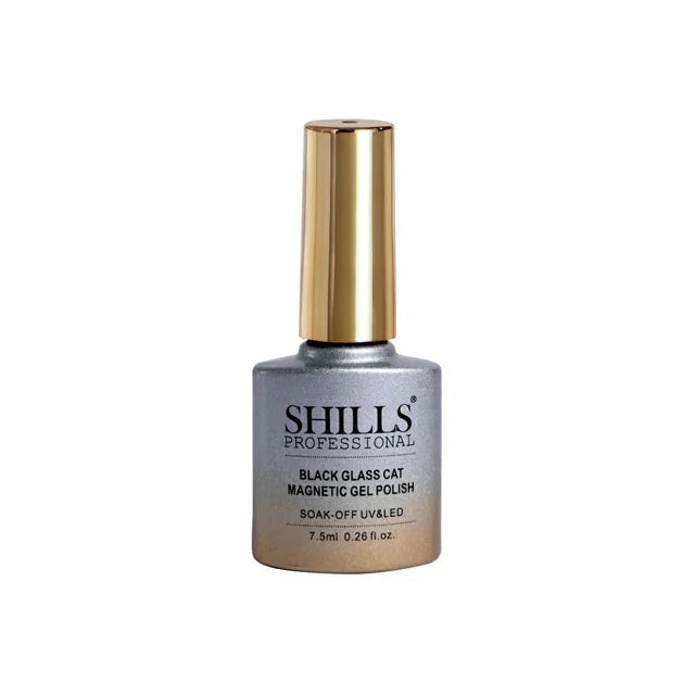 Shills Professional Black Glass Cat Magnetic Gel Polish No.424 (7.5ml)