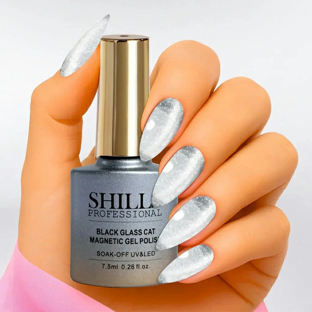 Shills Professional Black Glass Cat Magnetic Gel Polish No.425 (7.5ml)